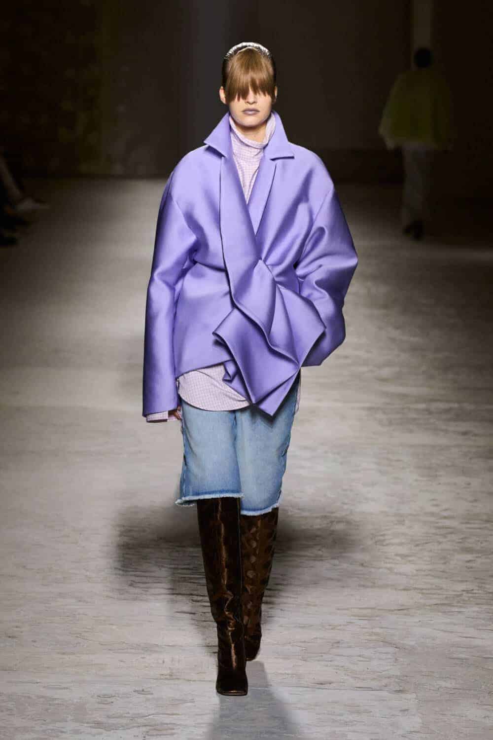 【美品】DRIES VAN NOTEN 24ss VORRIE BIS JKT Show SS 24 Women | Dries Van Noten